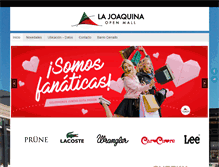 Tablet Screenshot of lajoaquina.com